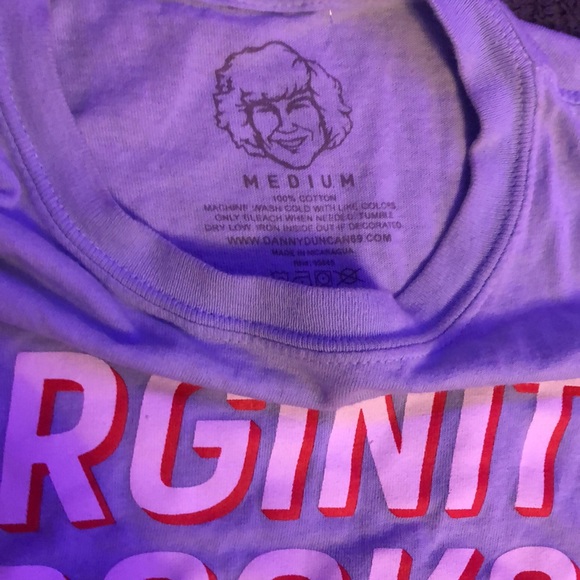 Virginity Rocks t- shirt size medium - Picture 2 of 2